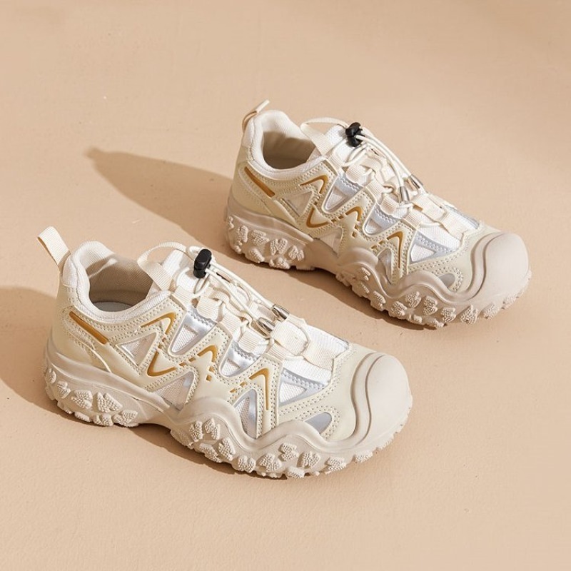 Guipure Lace Panel - Zapatillas de Trekking para Mujer, Transpirables,