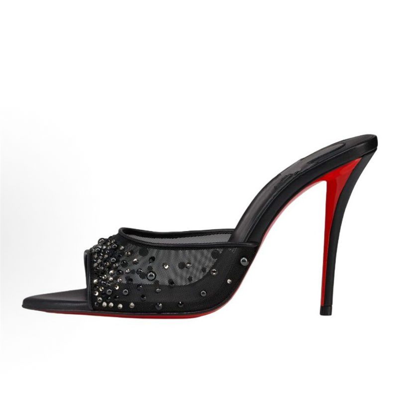 Mules de lujo 2026 con malla s - Sew On Rhinestone reseña y precio