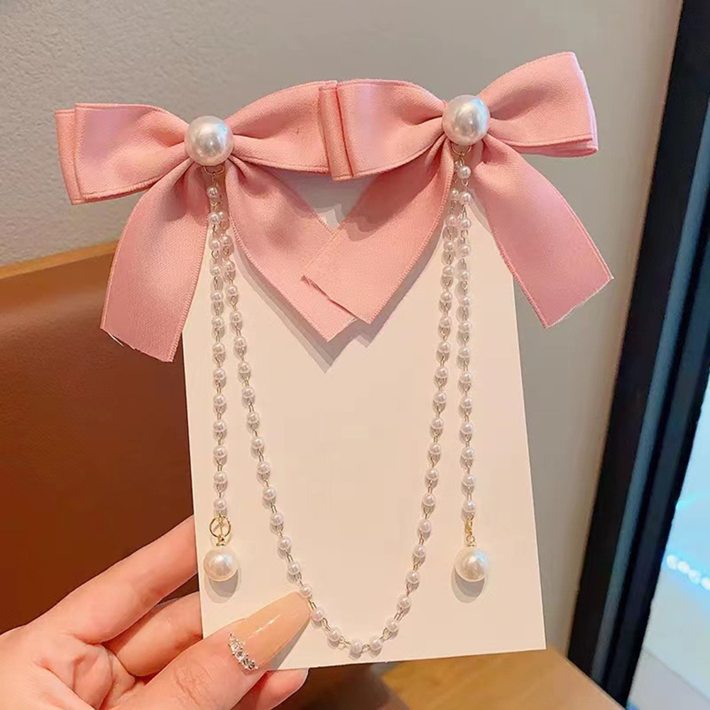 Pinza para el pelo con lazo pa - Pearl Trim Chain reseña y precio
