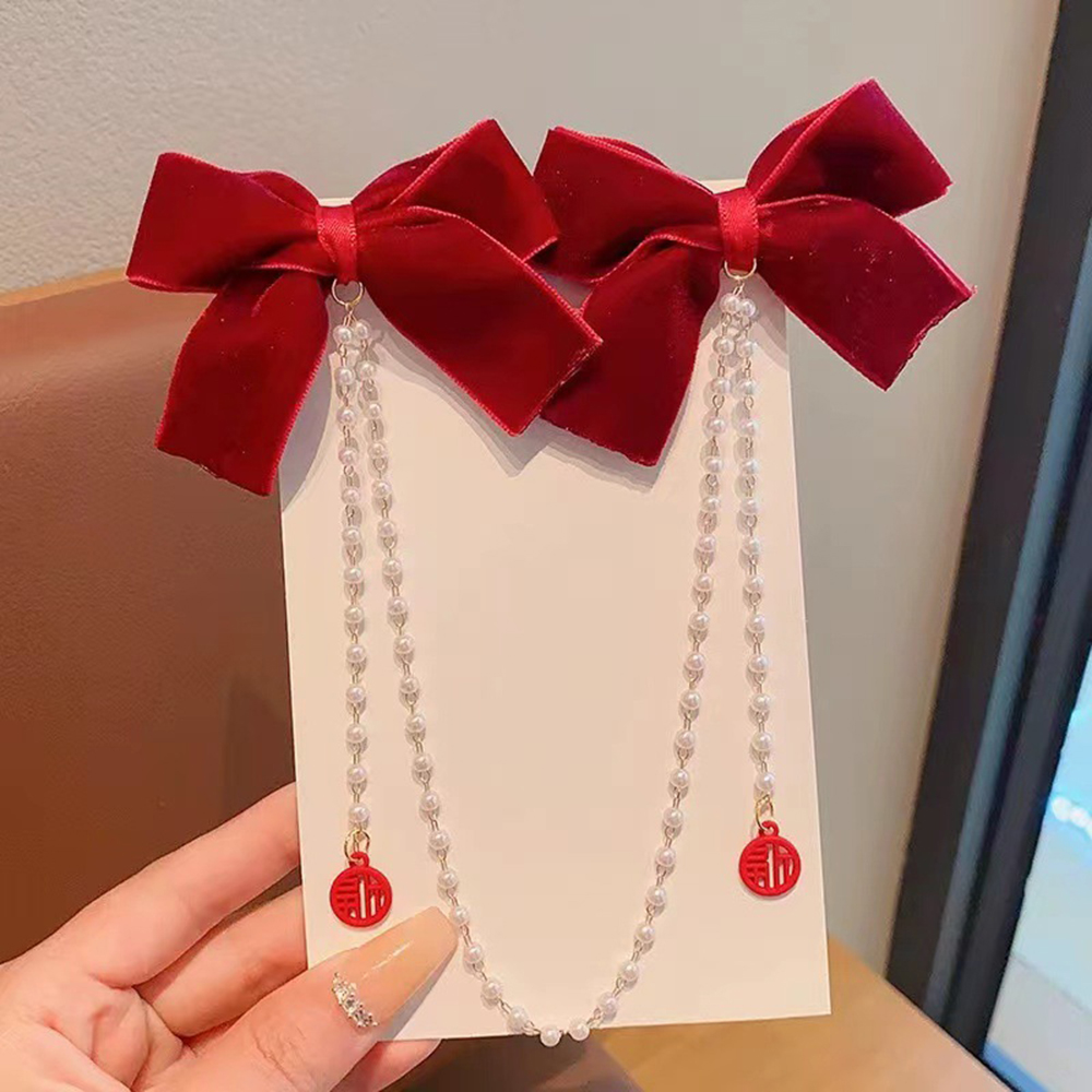 Pinza para el pelo con lazo pa - Pearl Trim Chain reseña y precio