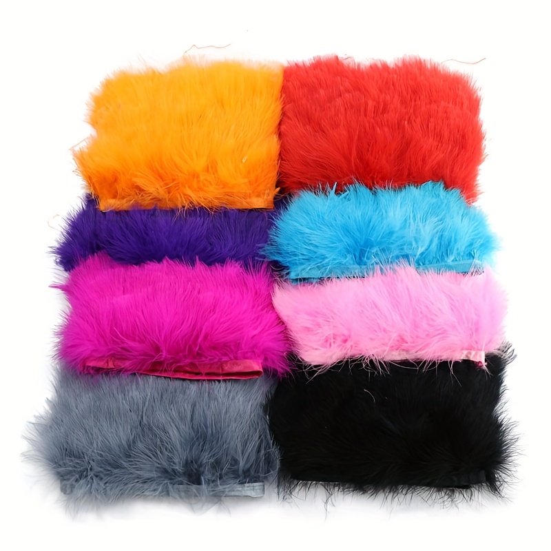 Plumas de Pavo Esponjosas, Ado - Fringe Ribbon Sewing reseña y precio