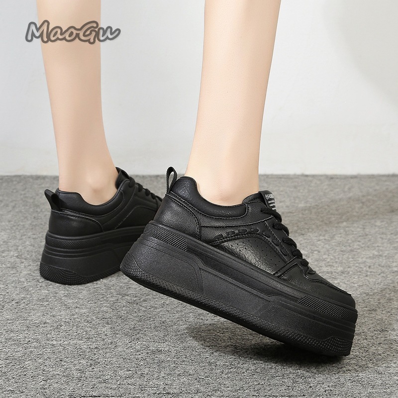 Zapatillas Blancas con Platafo - Guipure Lace Panel reseña y precio