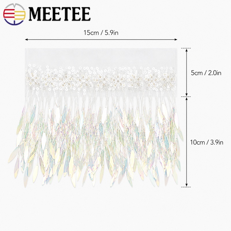 2-10 yardas de flecos de malla - Fringe Ribbon Sewing reseña y precio