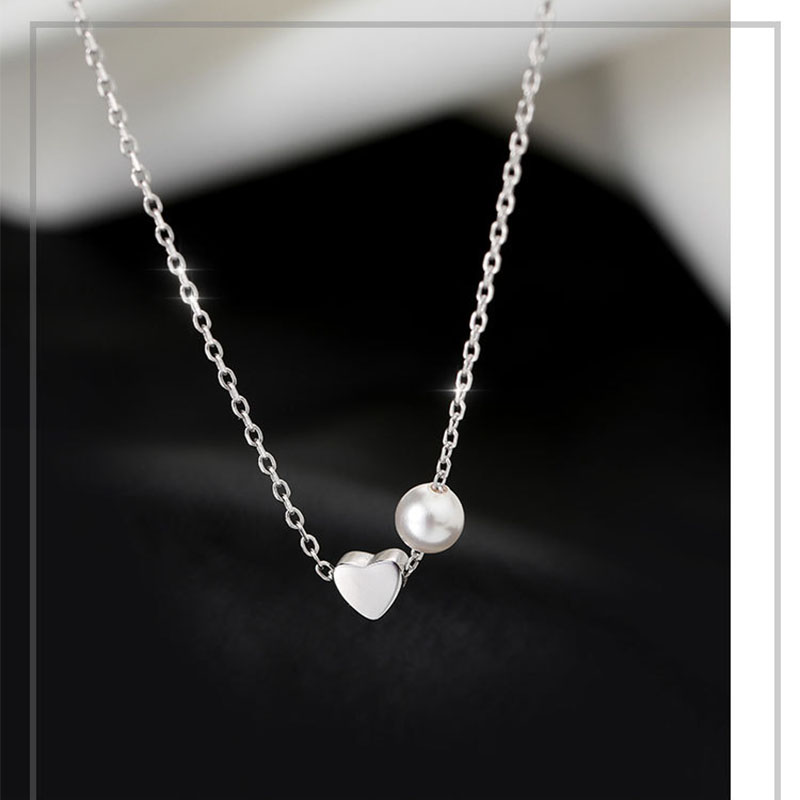 TrustDavis Plata de Ley 925 au - Pearl Trim Chain reseña y precio