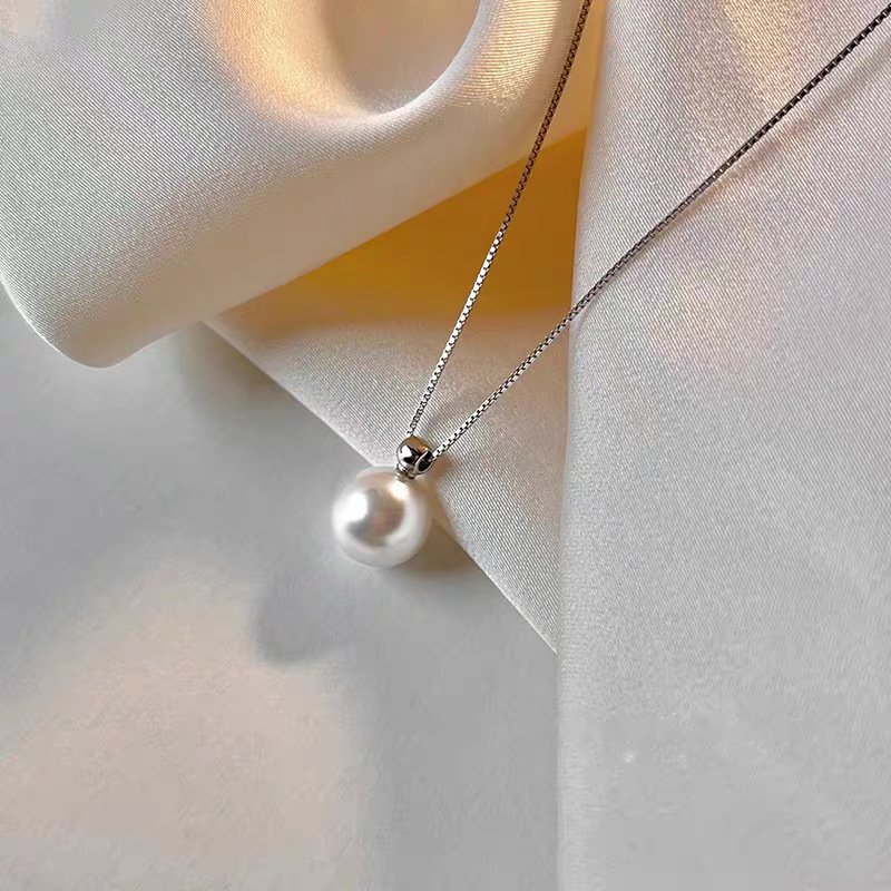 Collar de perlas de Plata de L - Pearl Trim Chain reseña y precio