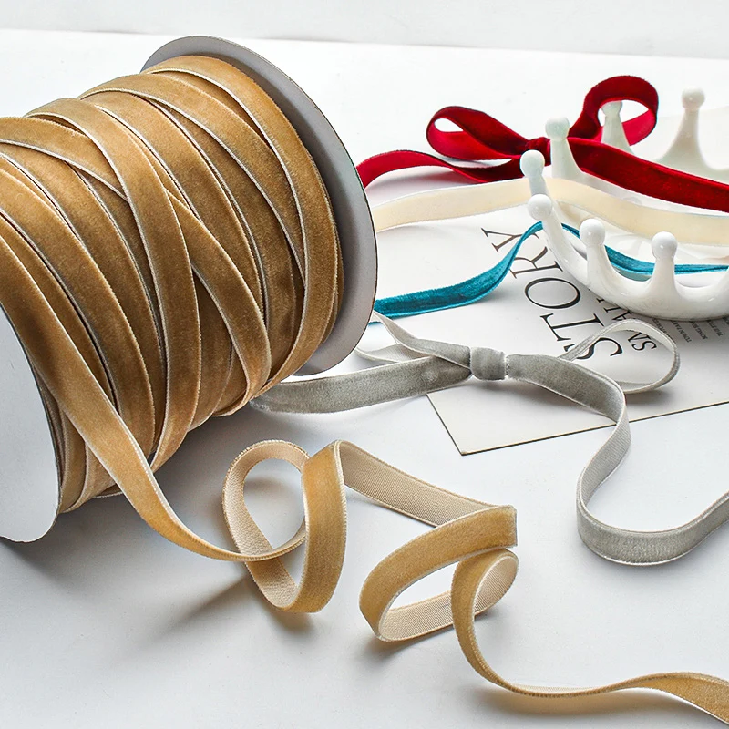 50 yardas/rollo de cinta de te - Velvet Ribbon Roll reseña y precio