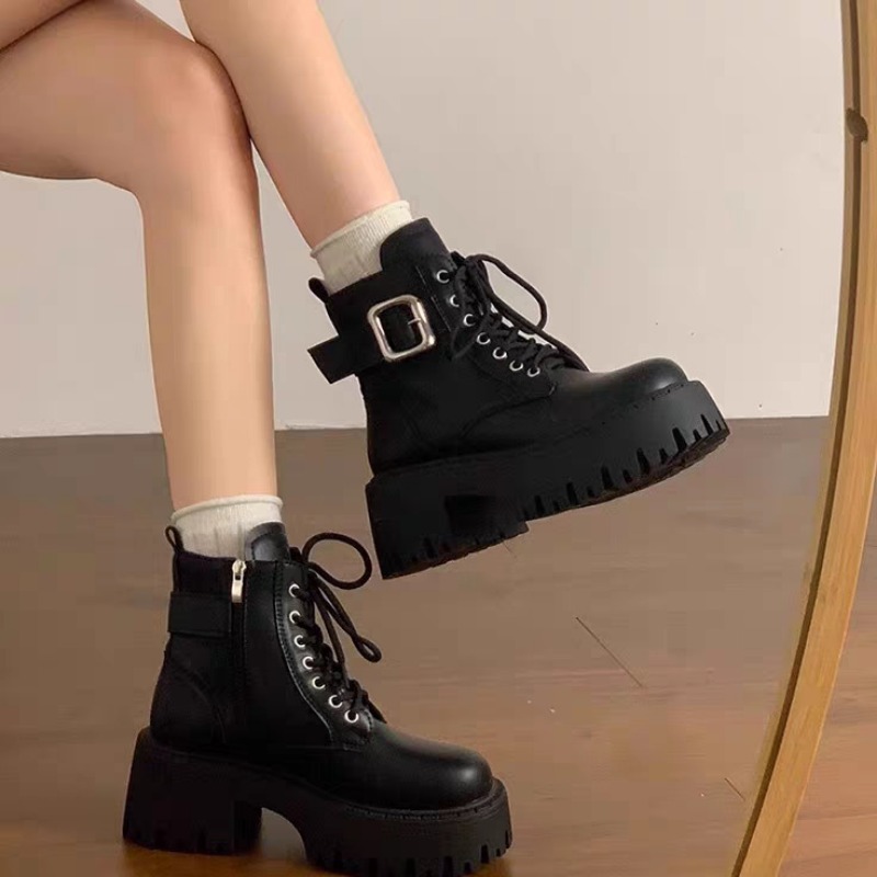 Botines de mujer a la moda, Ot - Guipure Lace Panel reseña y precio