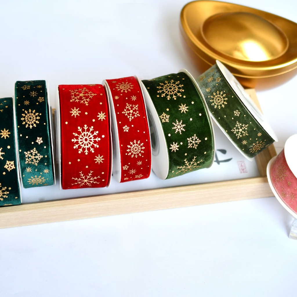 Cinta de Terciopelo Estampada  - Velvet Ribbon Roll reseña y precio