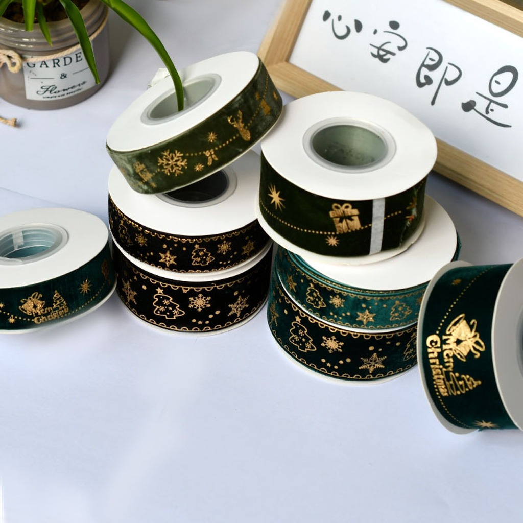 Cinta de Terciopelo Estampada  - Velvet Ribbon Roll reseña y precio