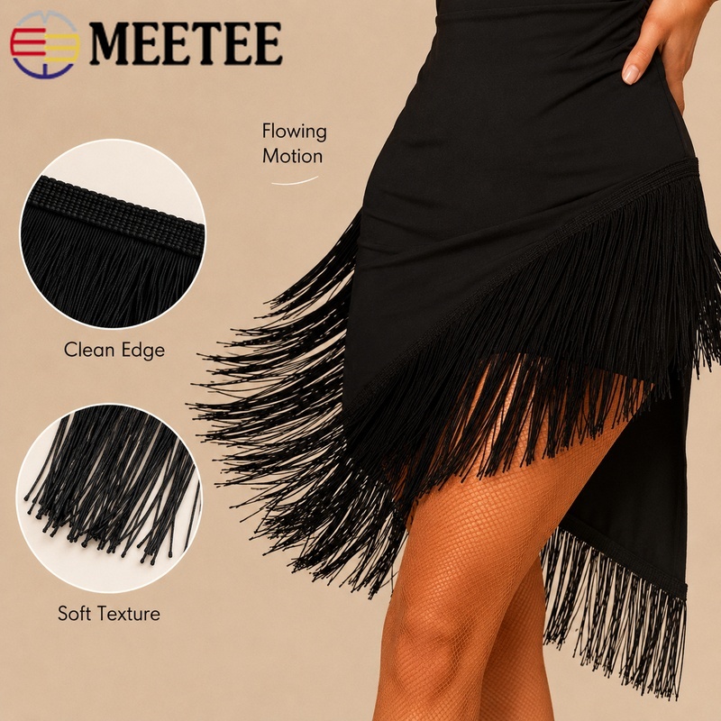 Flecos de Borlas de 1/2/3M y 5 - Fringe Ribbon Sewing reseña y precio