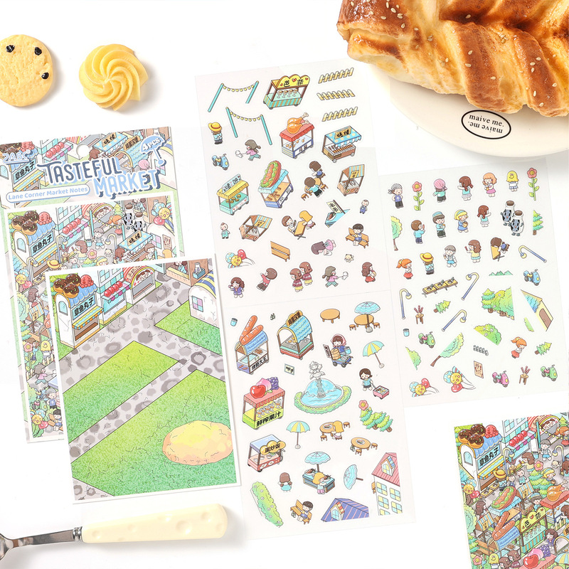 4 hojas de pegatinas 3D con mo - Embellishments For Scrapbooking reseña y precio