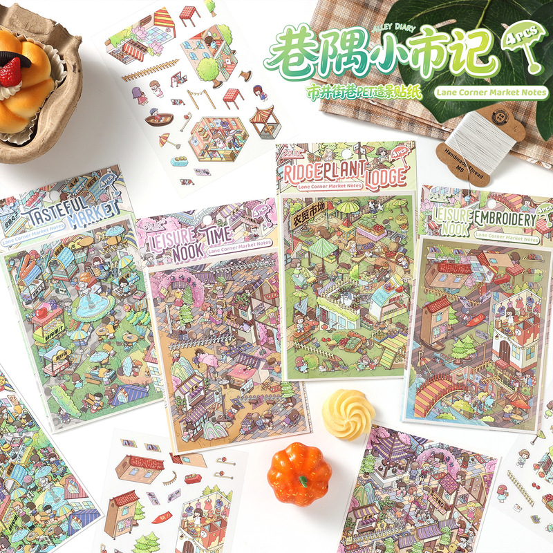 4 hojas de pegatinas 3D con mo - Embellishments For Scrapbooking reseña y precio