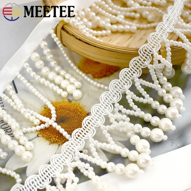 1/2 yardas de perlas con cuent - Fringe Ribbon Sewing reseña y precio
