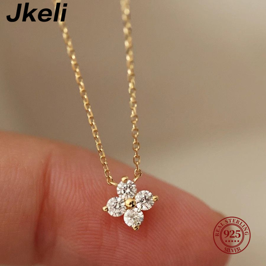 Jkeli, collar pequeño con dije - Pearl Trim Chain reseña y precio
