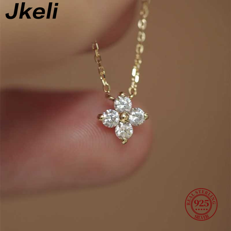 Jkeli, collar pequeño con dije - Pearl Trim Chain reseña y precio