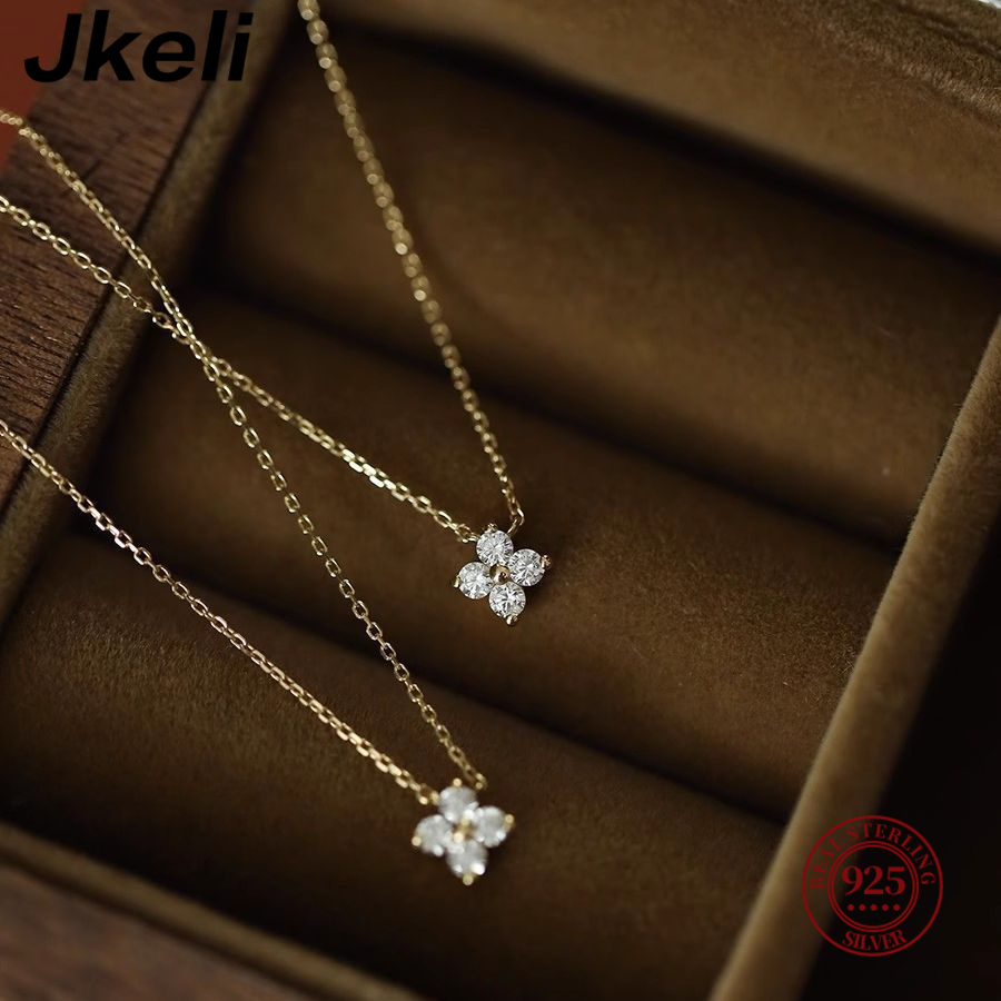 Jkeli, collar pequeño con dije - Pearl Trim Chain reseña y precio