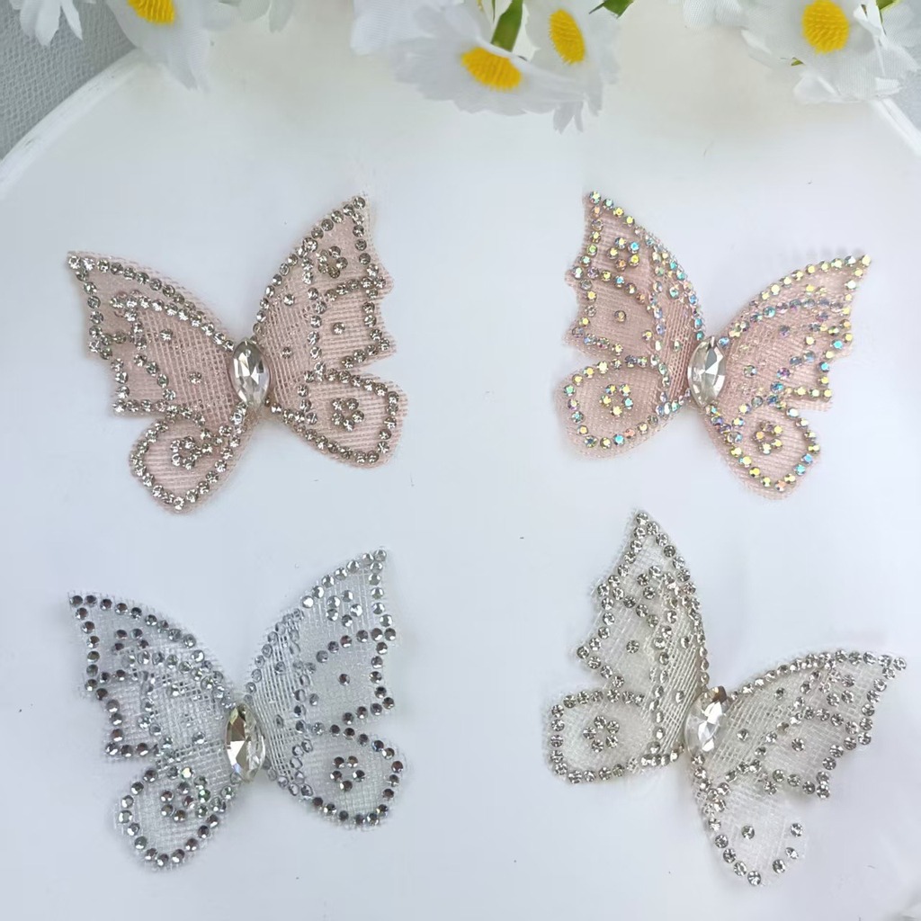 Apliques de encaje de mariposa - Sew On Rhinestone reseña y precio